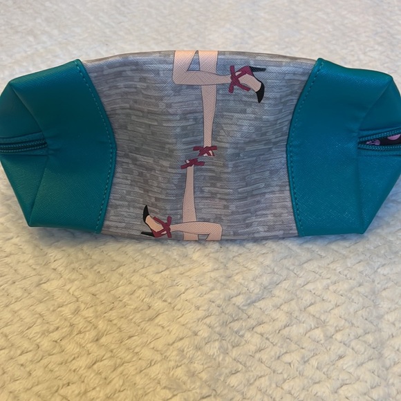 Nikky Bag Blue Cosmetic Bag with Charm - Picture 2 of 7